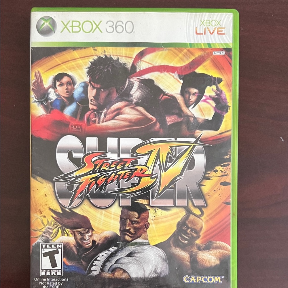 Capcom Street Fighter IV for Xbox 360 - Green Case